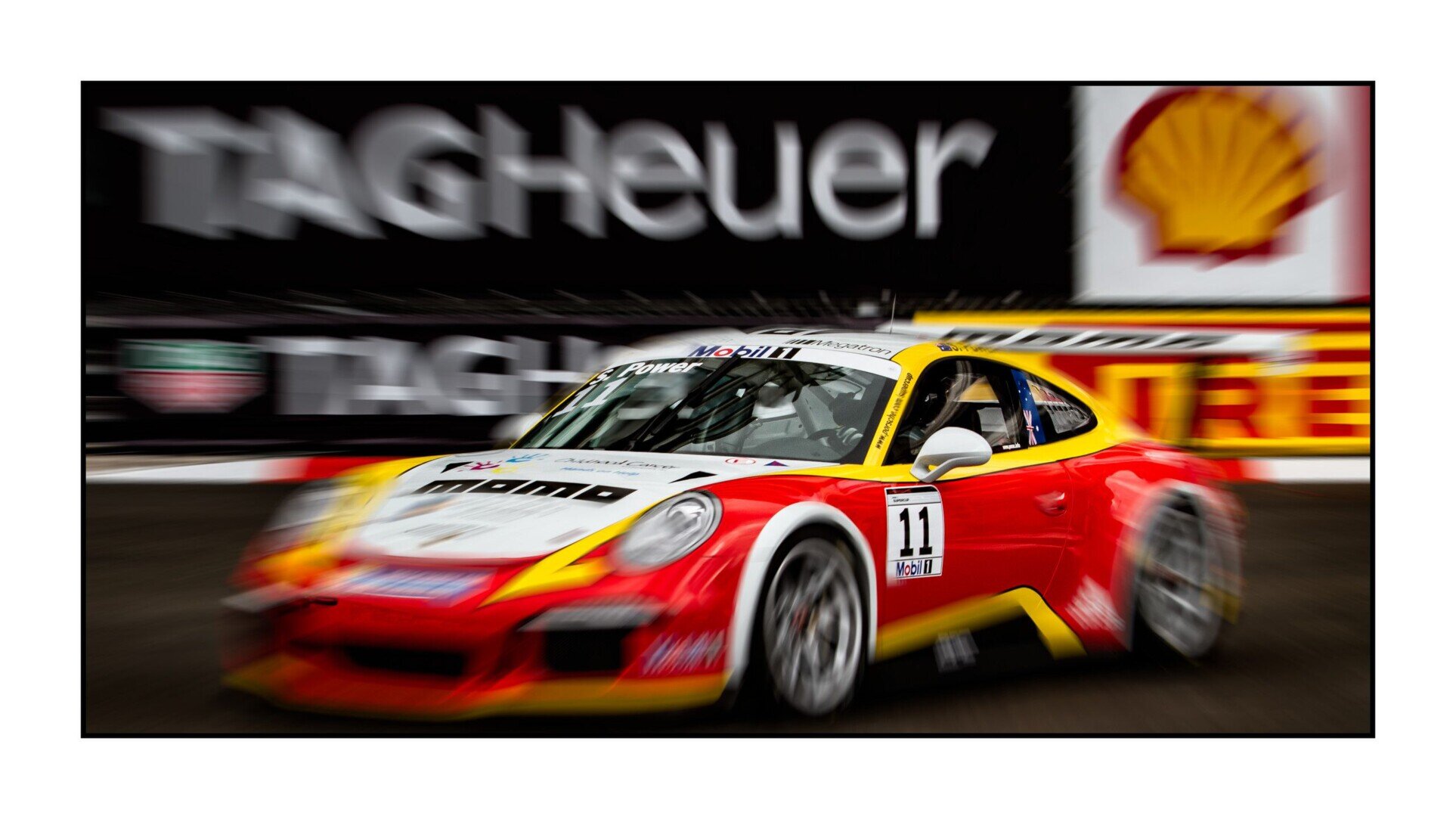 Photographie de sport automobile - Monaco grand prix - Porsche Motorsports Sam Power