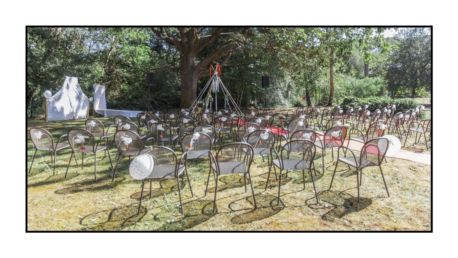 mariage au jardin