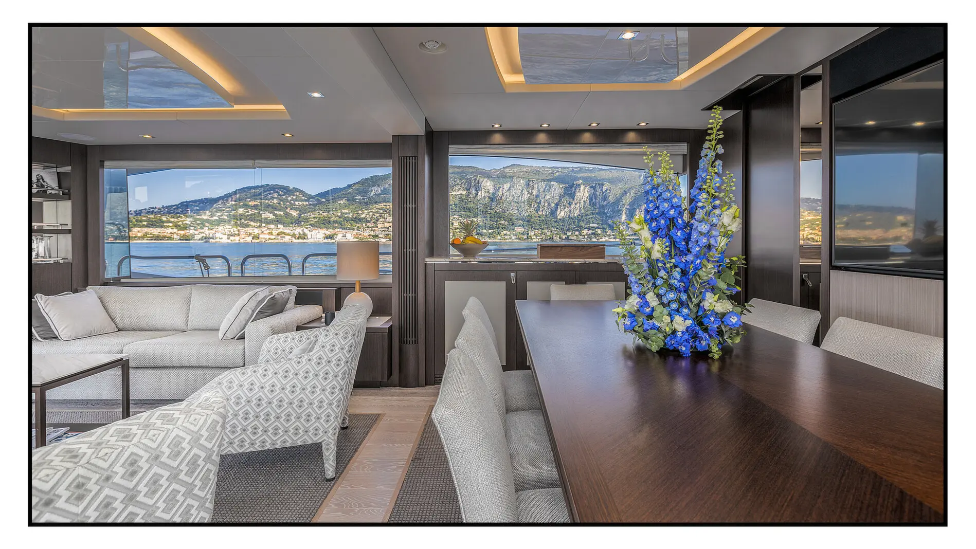 yacht interior photo